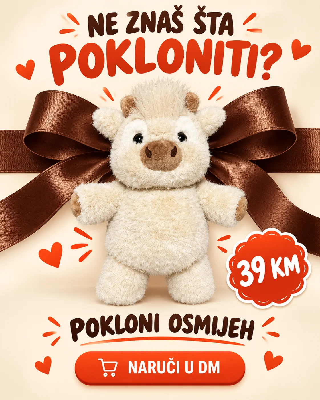 Kravica Koja Trči poklon objava