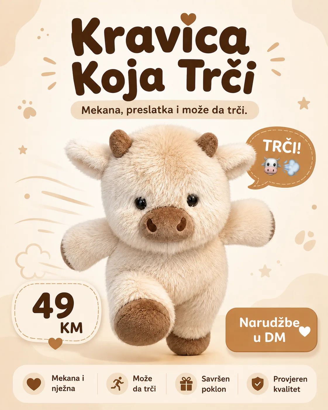 Kravica Koja Trči predstavlja proizvod